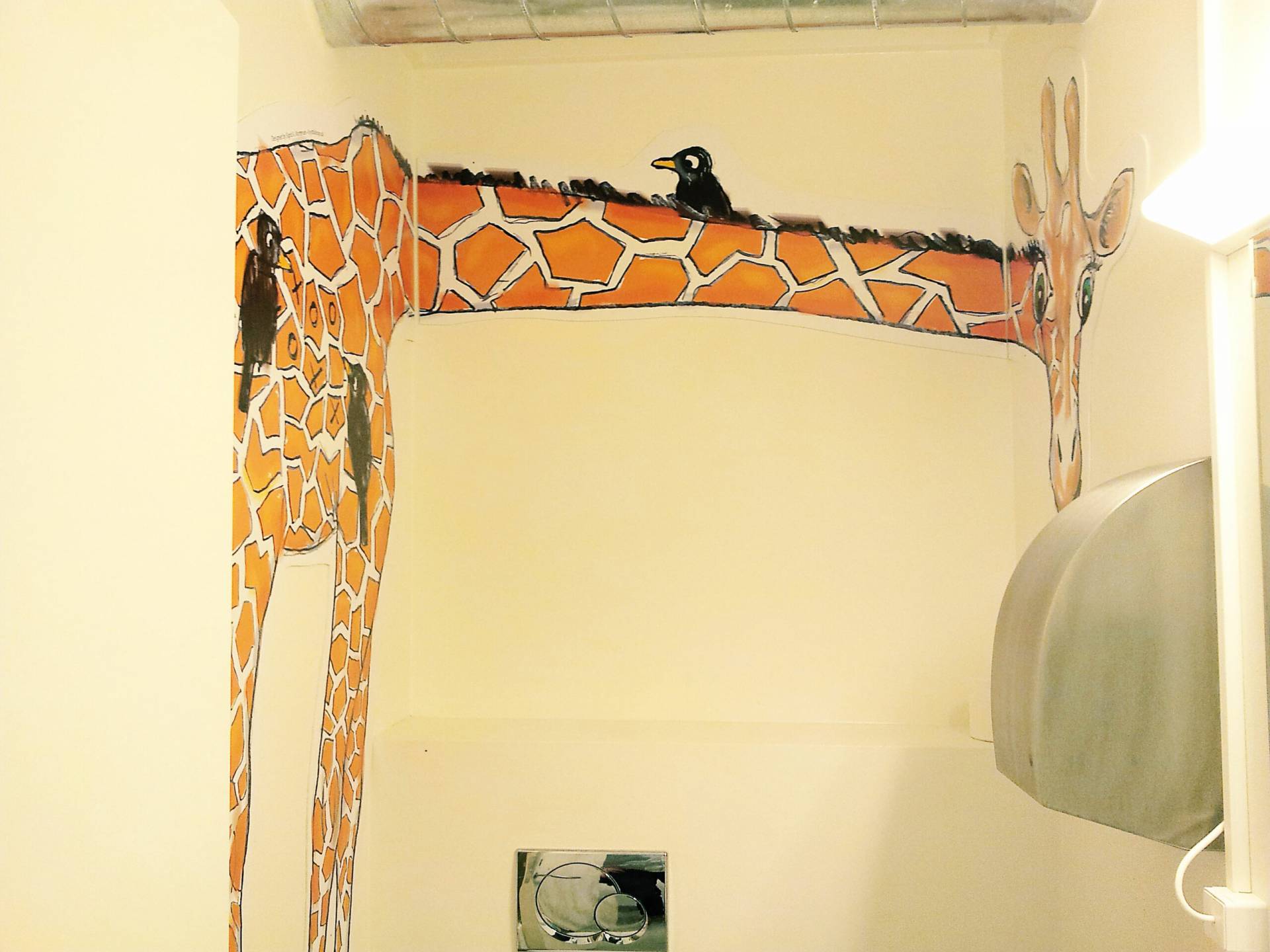Giraf på lokummet
